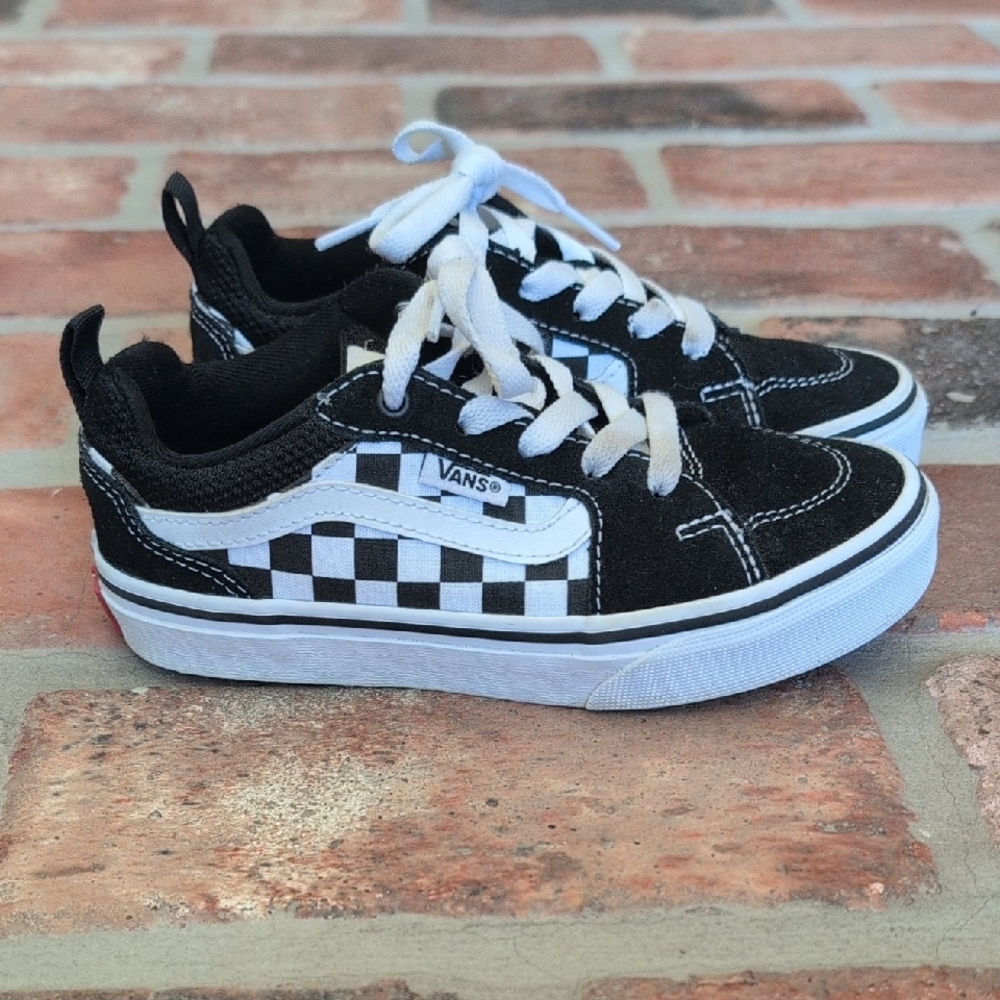 Vans Black and White Checkered Sneakers